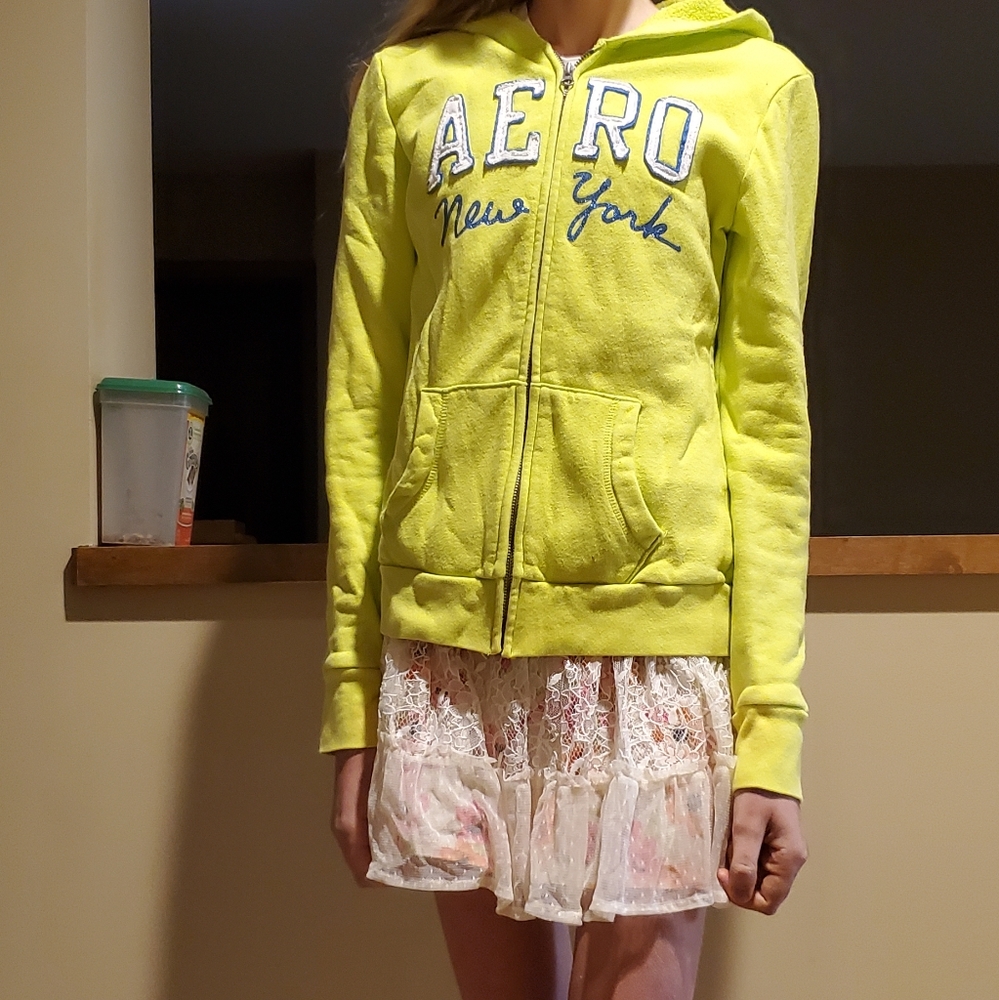 Aeropostale Green Hoodie (M)